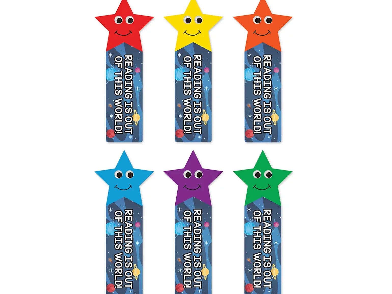 Reading Is Out of This World! Bookmarks - Variety Pack