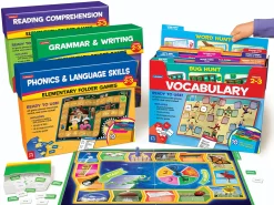 Reading & Writing Skills Folder Game Libraries - Gr. 2-3 - Complete Set