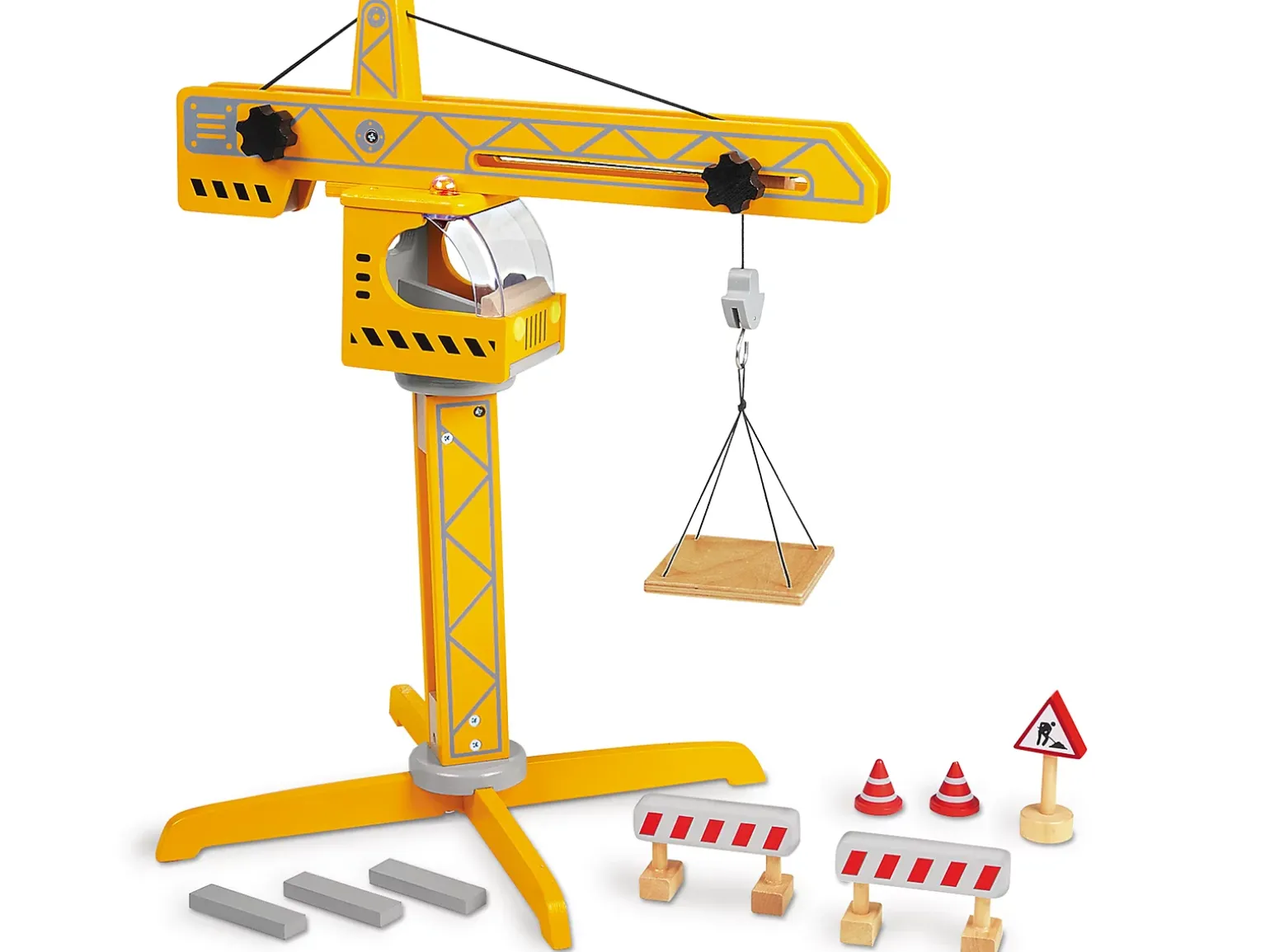 Real-Working Construction Crane