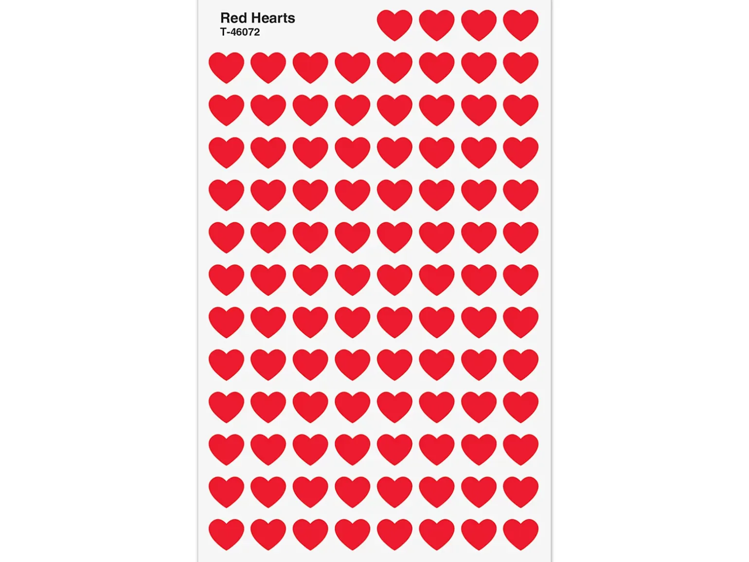 Red Heart Mini Stickers