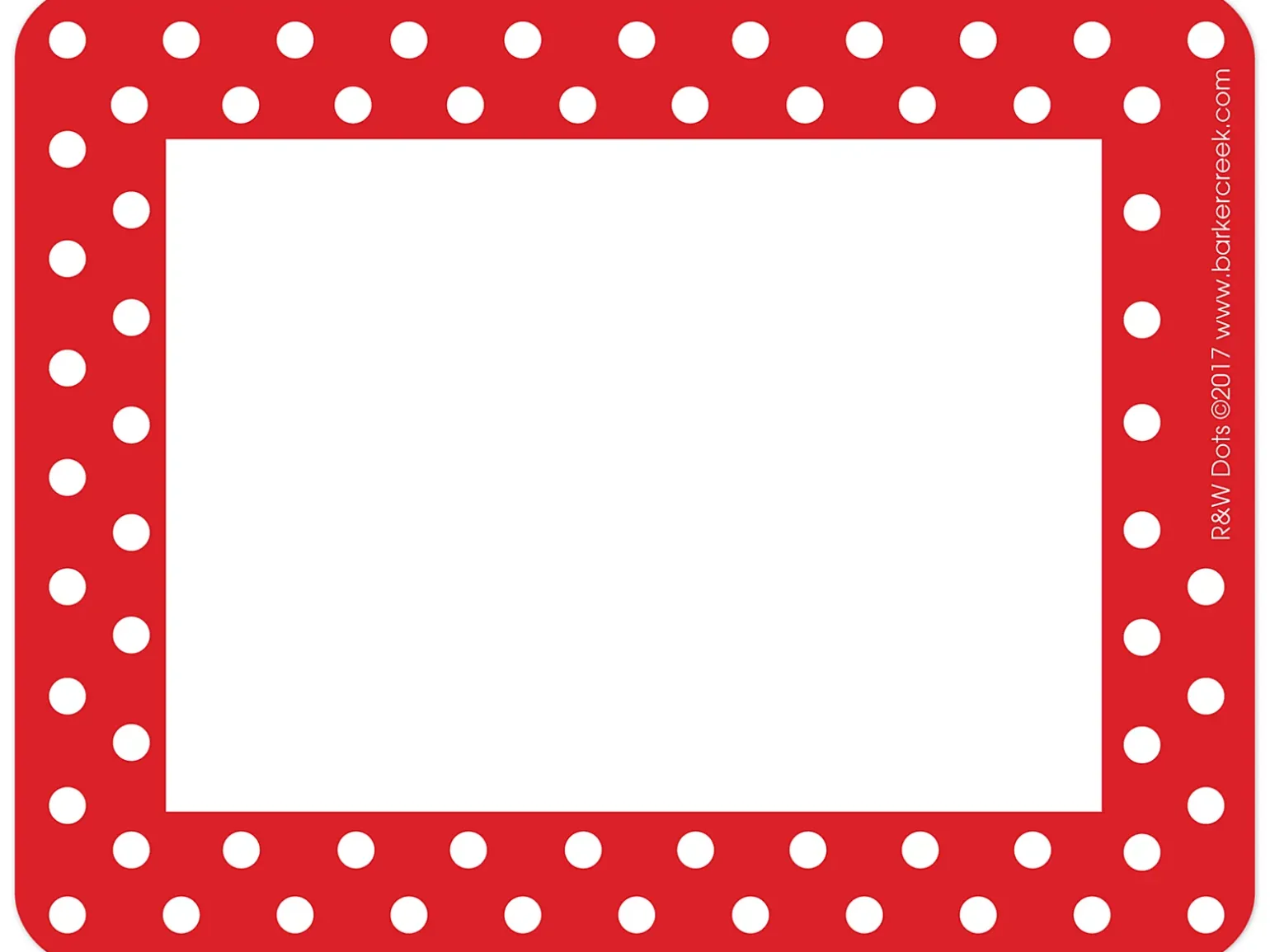 Red Polka Dot Name Tags