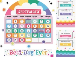Retro Remix Best Day Ever Calendar Bulletin Board Set