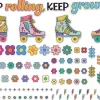 Retro Remix Motivational Bulletin Board Set