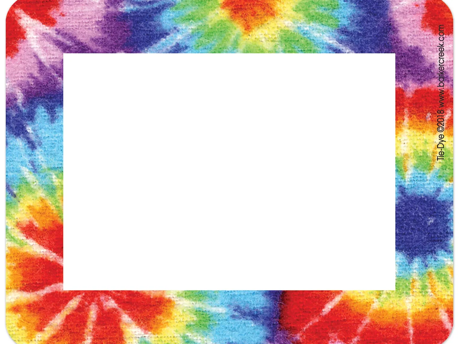 Retro Tie-Dye Name Tags