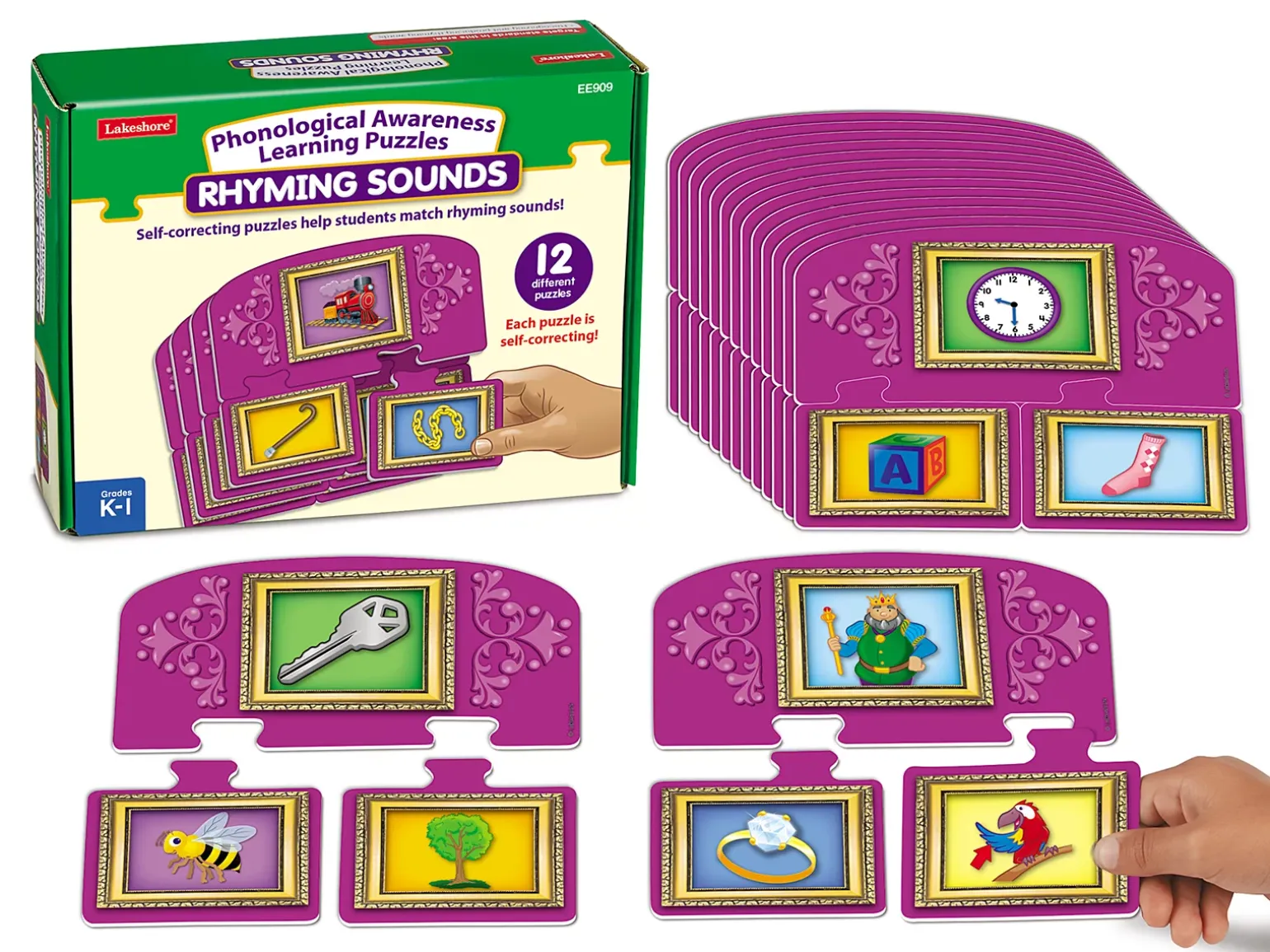 Rhyming Sounds Learning Puzzles