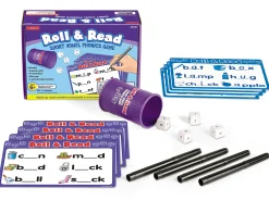 Roll & Read Short Vowel Game