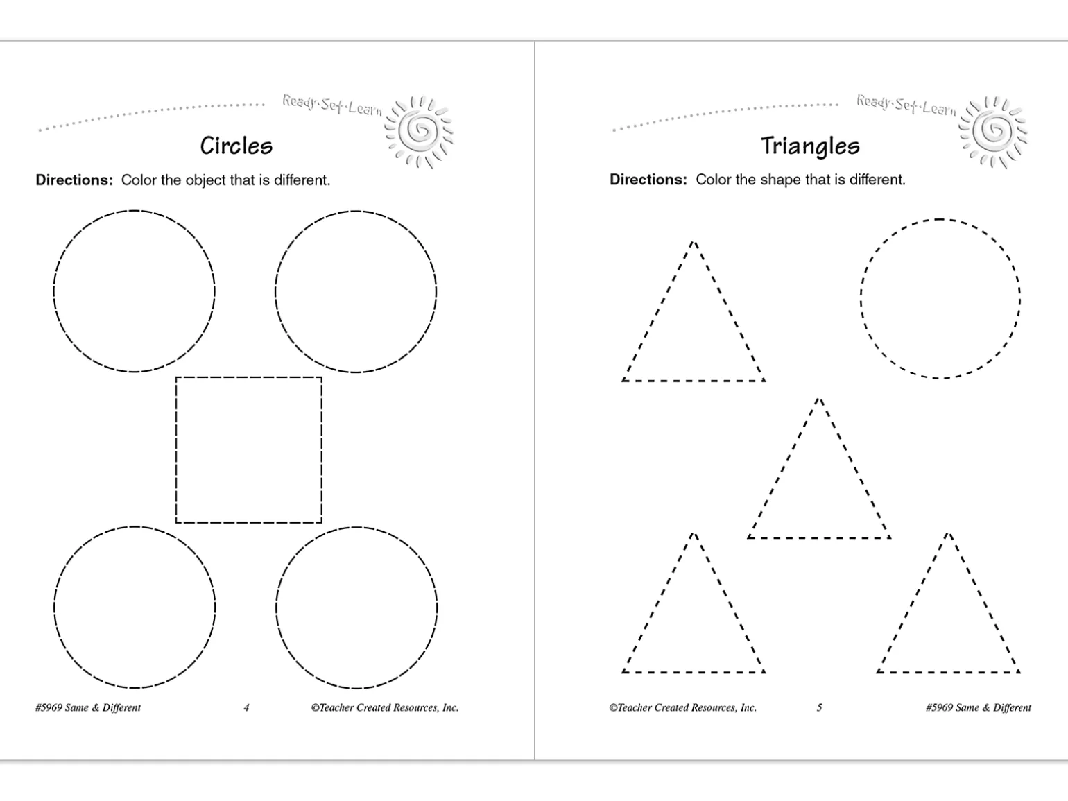 Same & Different Workbook