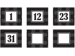 Sassy Double-Sided Calendar Mini Accents