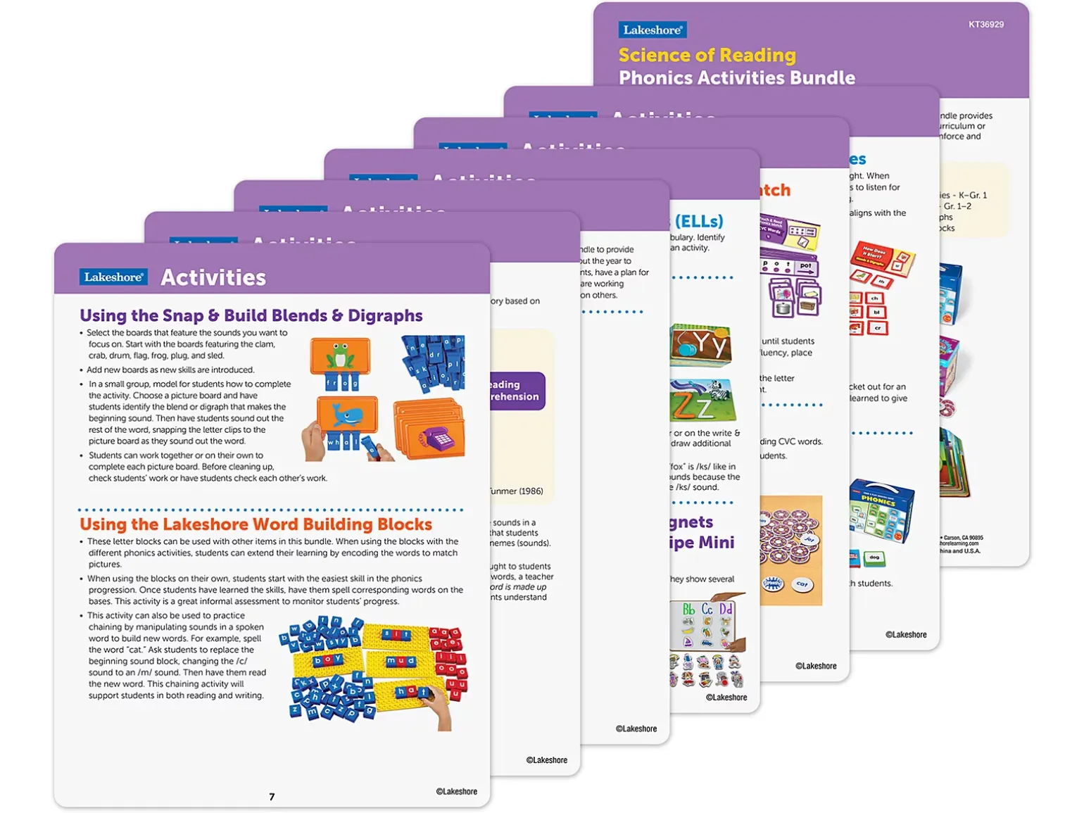 Science of Reading Phonics Activities Bundle - K-Gr. 1