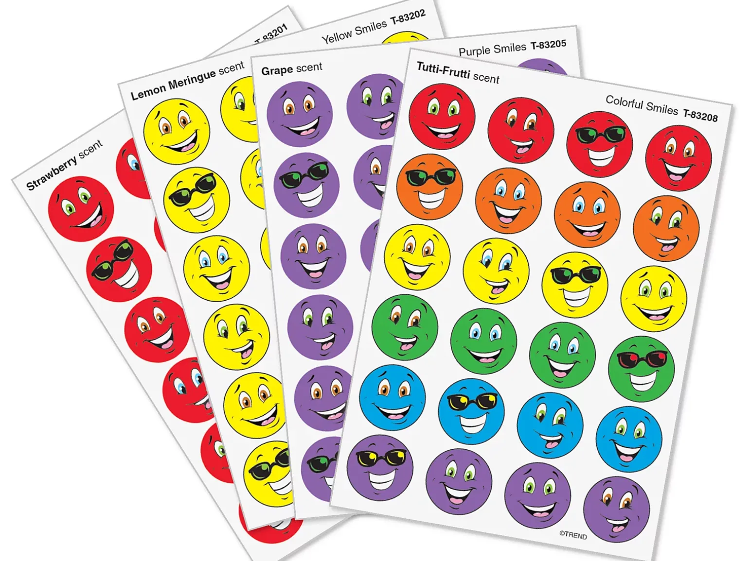 Scratch ’n’ Sniff Smiley Face Stickers - Variety Pack