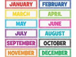 Scribble Months of the Year Bulletin Board Set