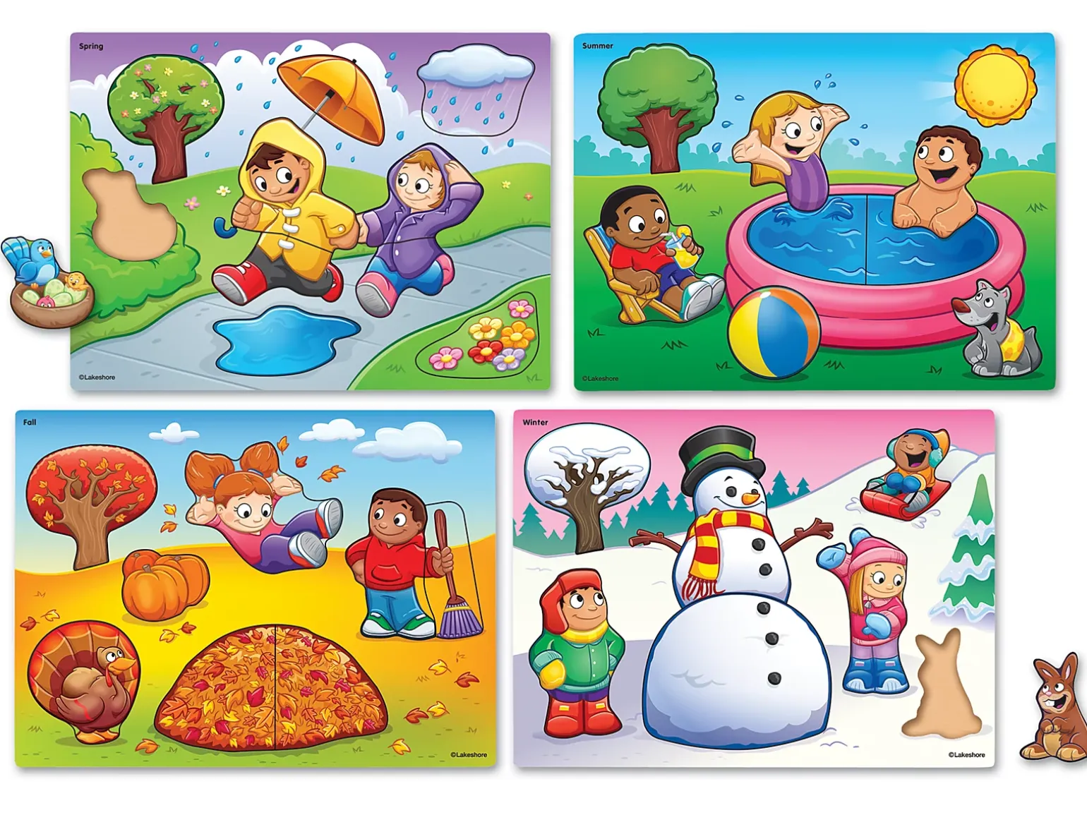 Seasons and Weather Puzzle Set