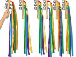 Shake & Move Ribbon Bells - Set of 6