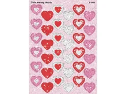 Shimmering Heart Sparkle Stickers