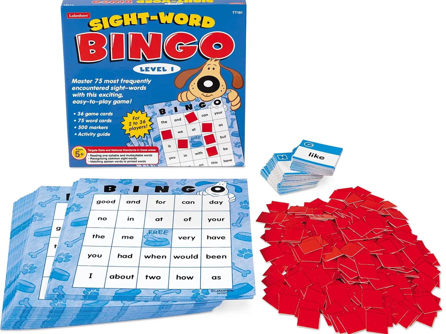 Sight-Word Bingo - Level 1