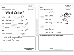 Sight-Word Poetry Workbook
