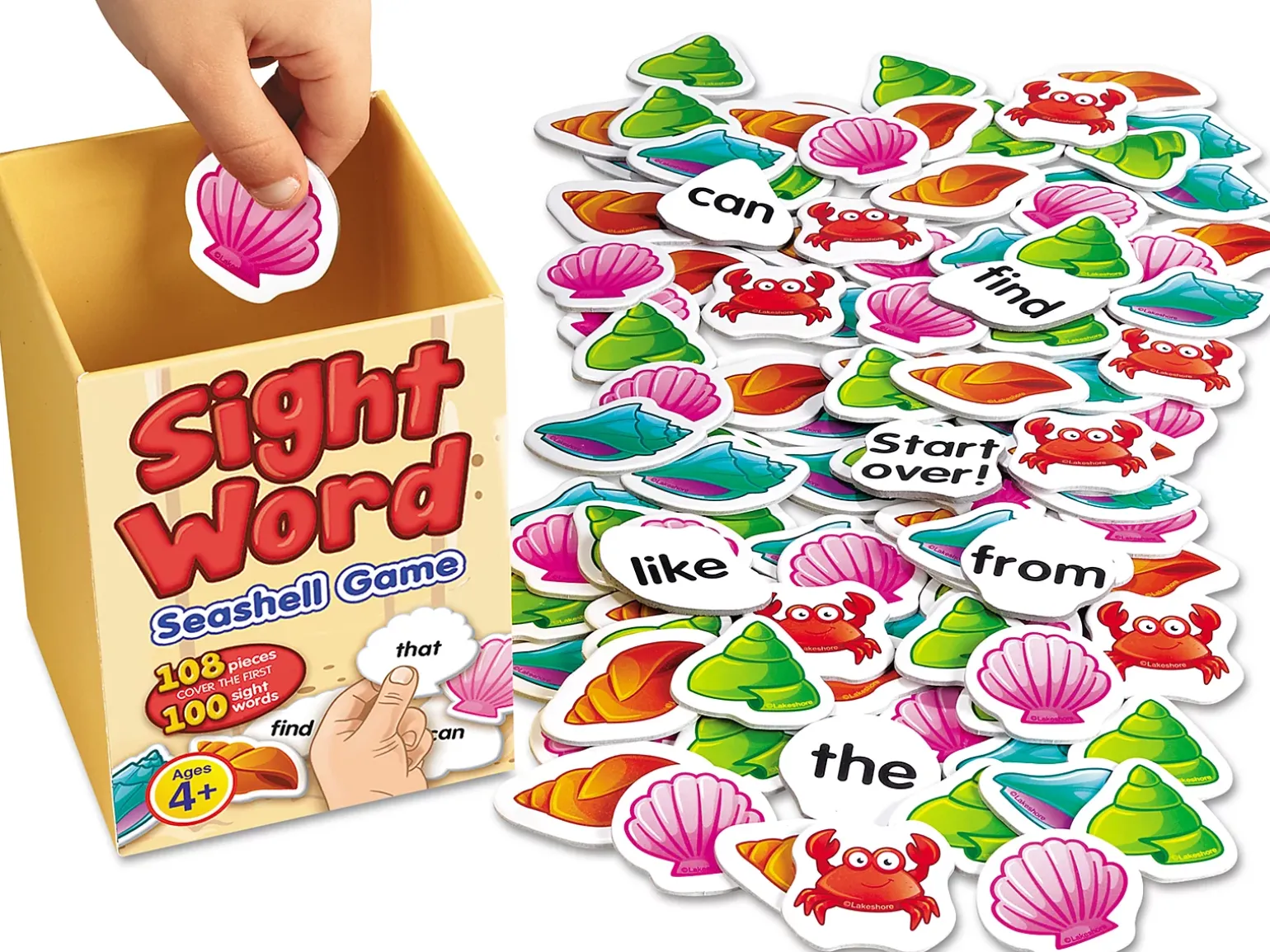 Sight-Word Seashell Game