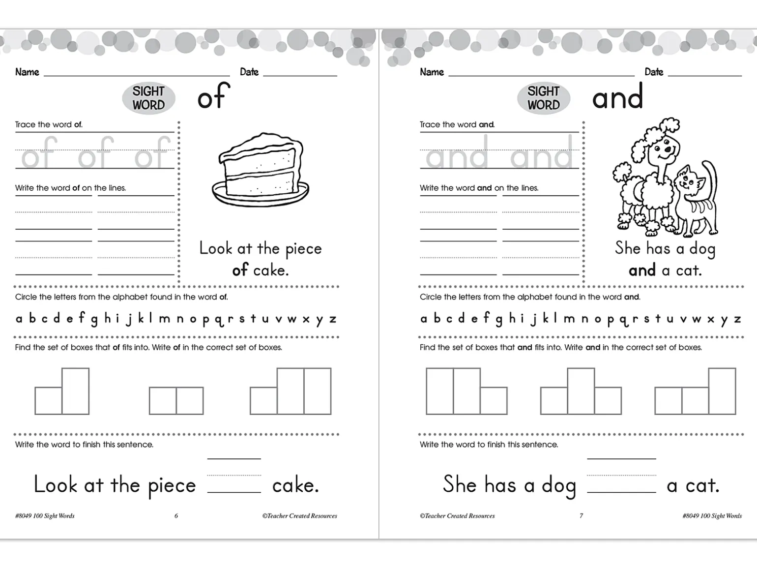 100 Sight-Words Workbook - K-Gr. 1
