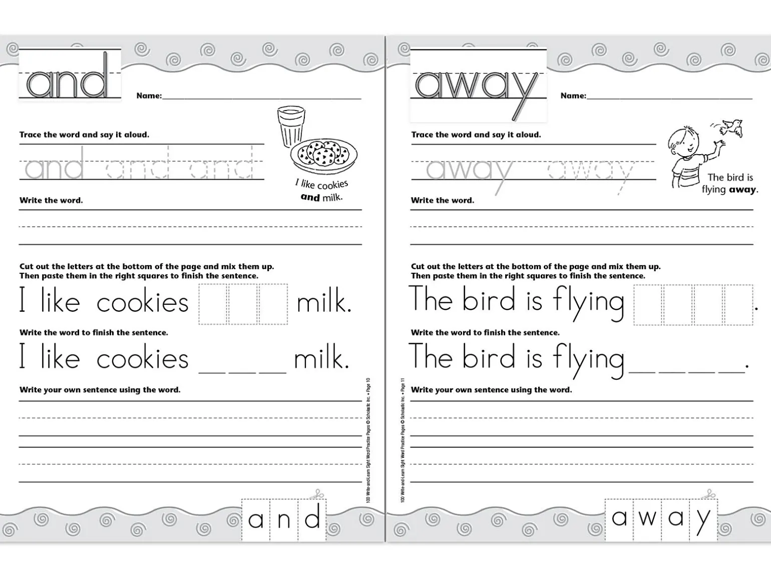 Sight-Word Writing Practice Workbook