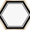 Simply Boho Hexagon Name Tags