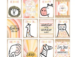 Simply Safari Motivational Mini Poster Pack