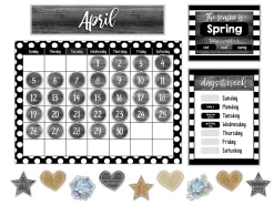 Simply Stylish Calendar Bulletin Board Set