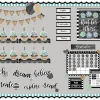 Simply Stylish Turquoise Striped Border