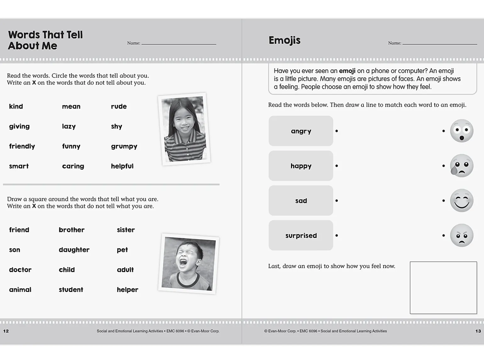 Social and Emotional Learning Activity Workbook - Gr. 1-2