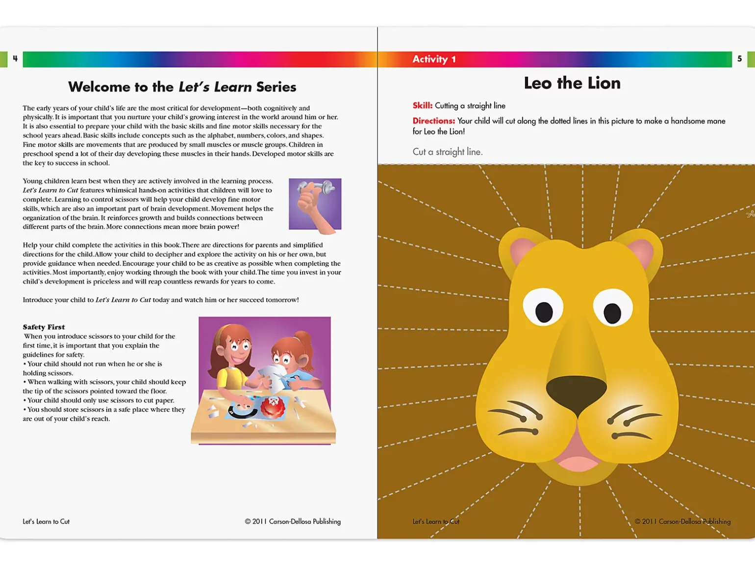Spectrum® Let’s Learn to Cut Workbook