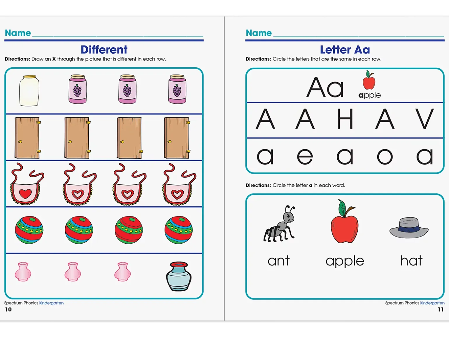 Spectrum® Phonics Workbook - Kindergarten