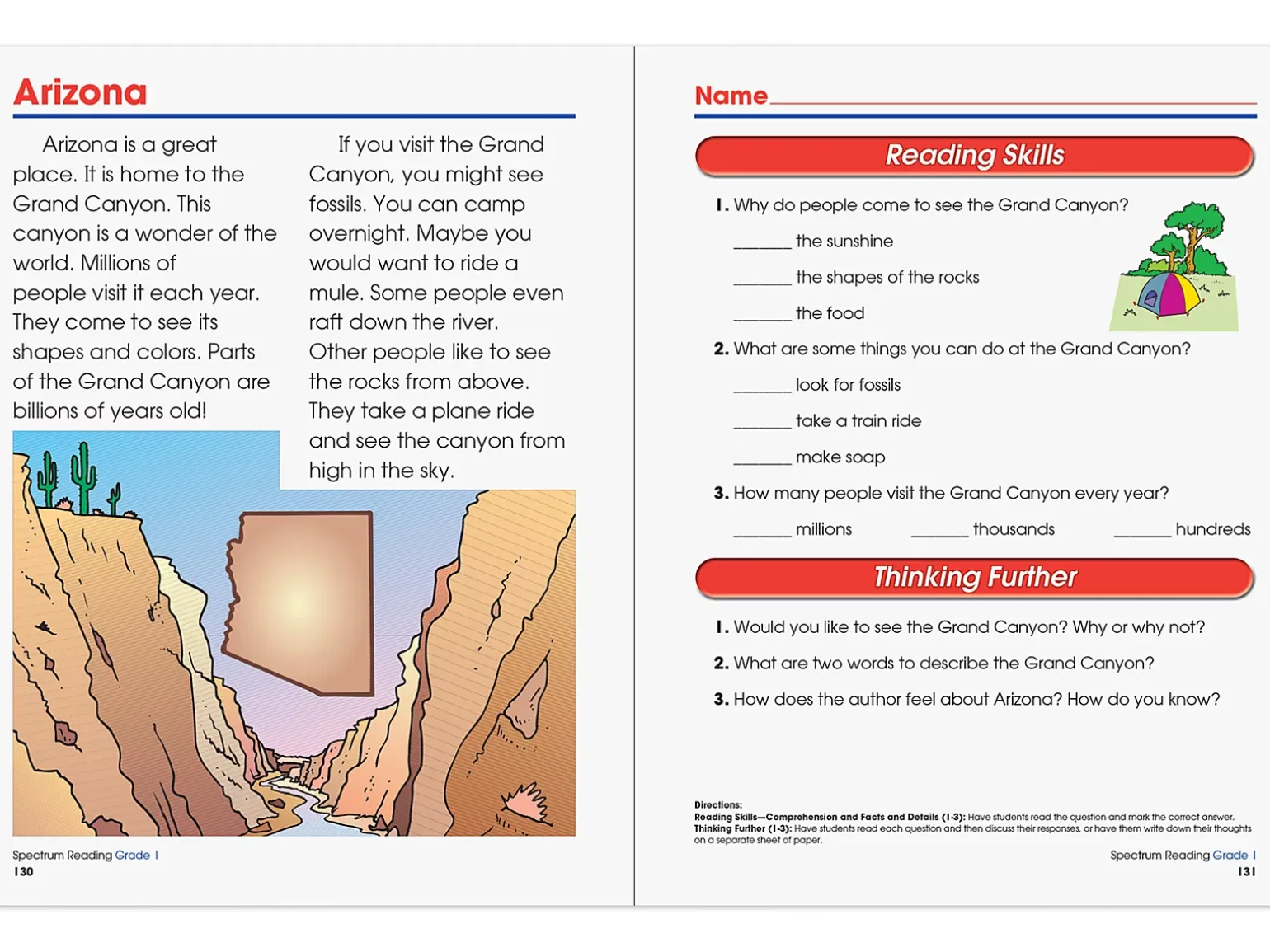 Spectrum® Reading Workbook - Gr. 1