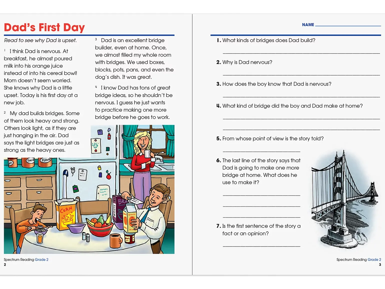 Spectrum® Reading Workbook - Gr. 2