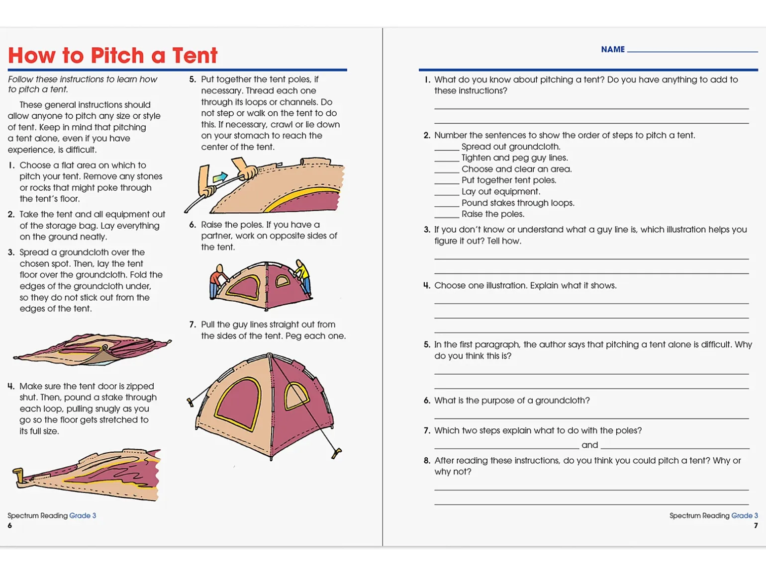 Spectrum® Reading Workbook - Gr. 3