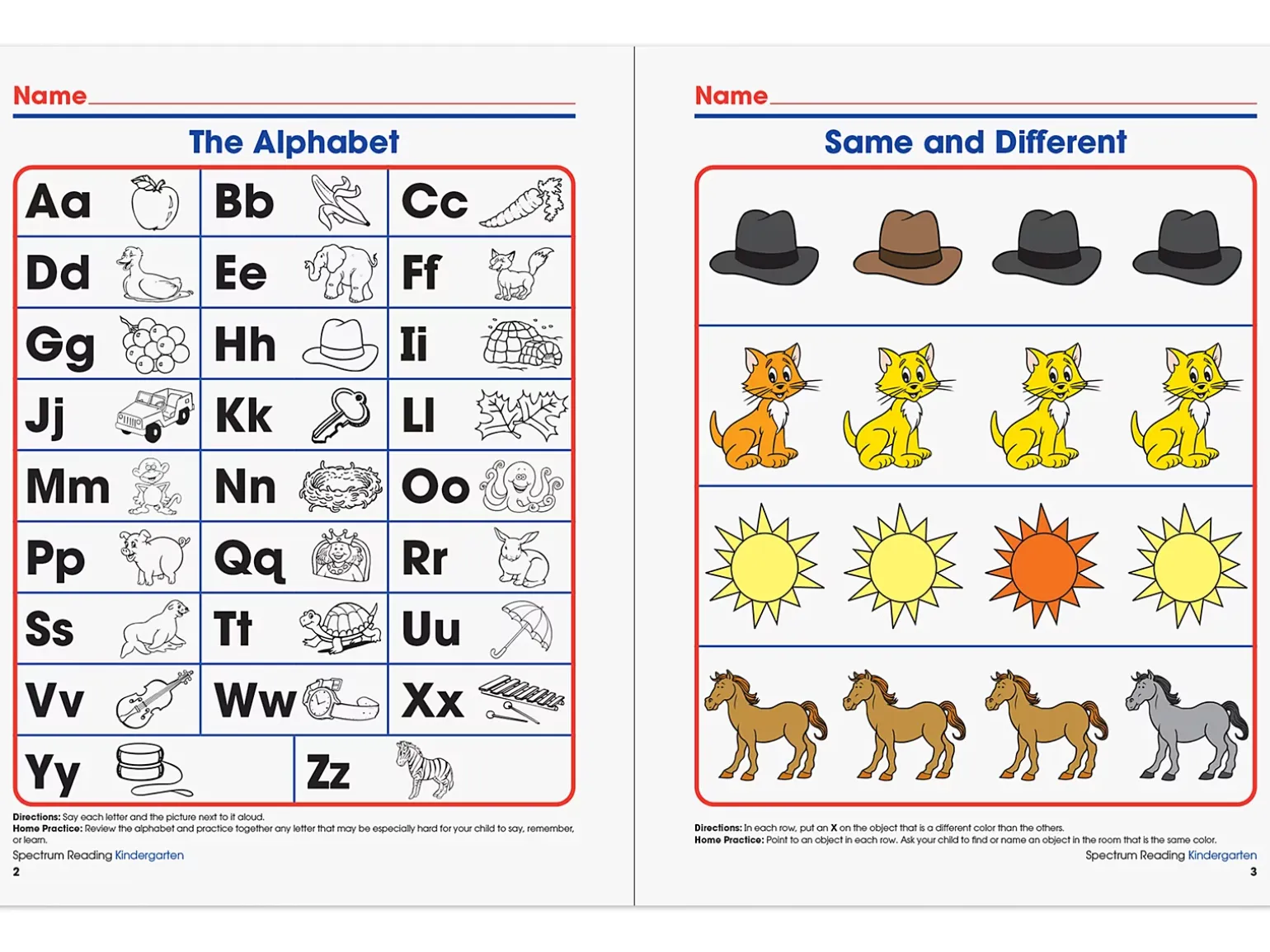 Spectrum® Reading Workbook - Kindergarten