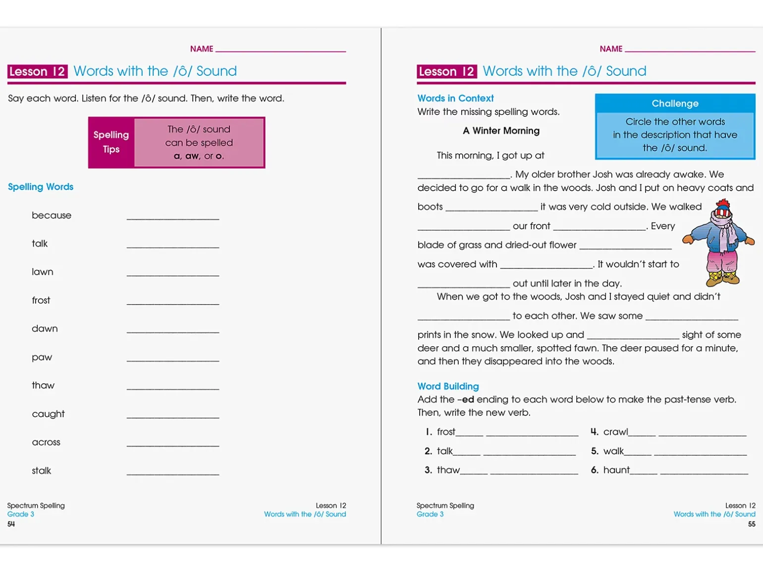 Spectrum® Spelling Workbook - Gr. 3