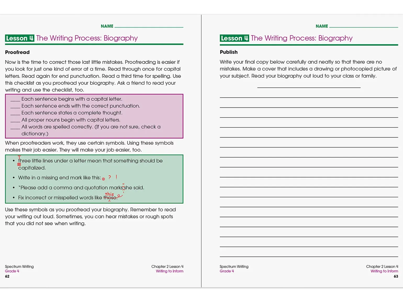 Spectrum® Writing Workbook - Gr. 4