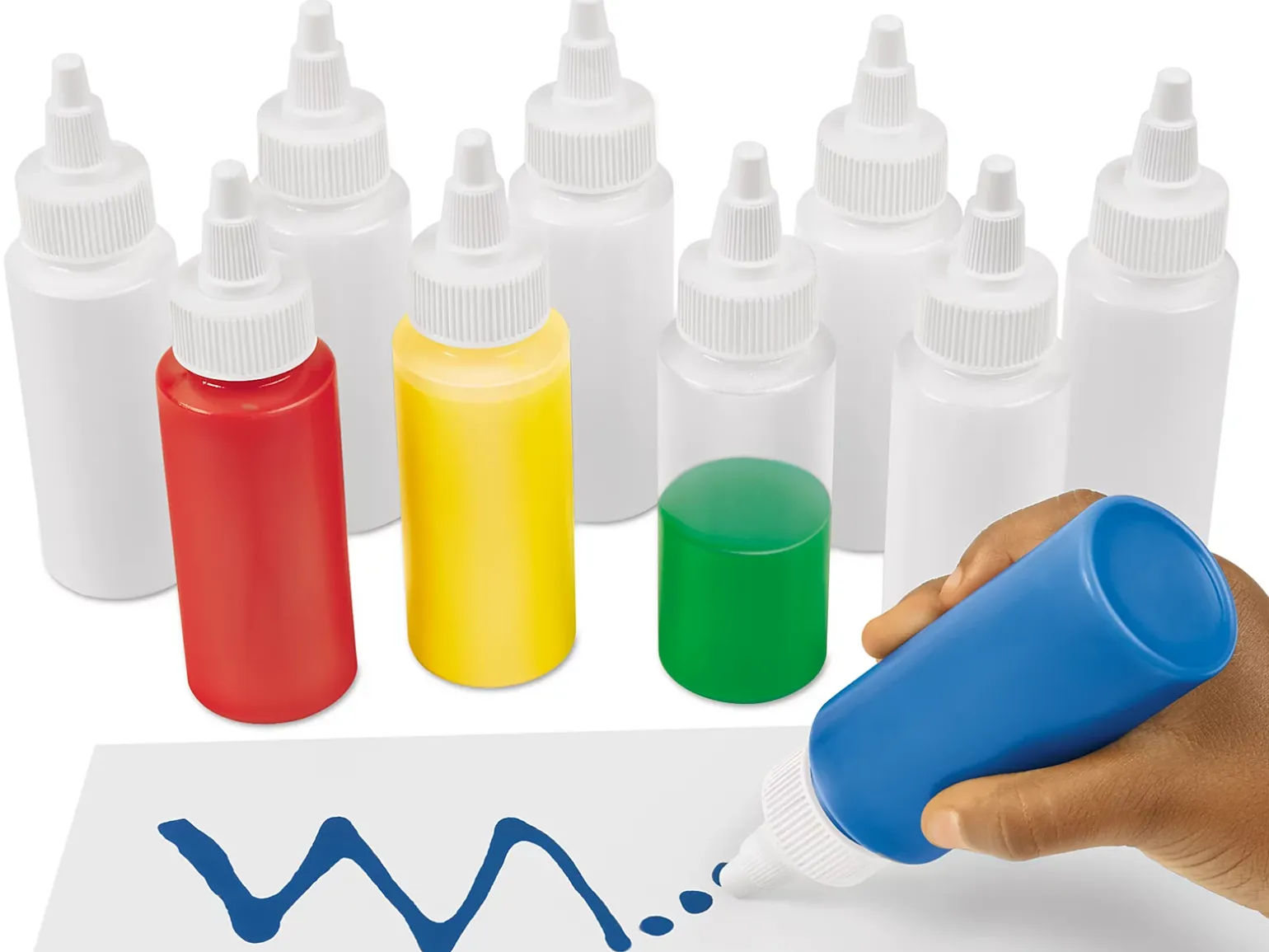 Squeeze Bottles - Set of 10