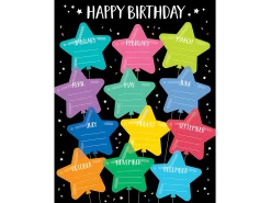 Star Bright Birthday Poster