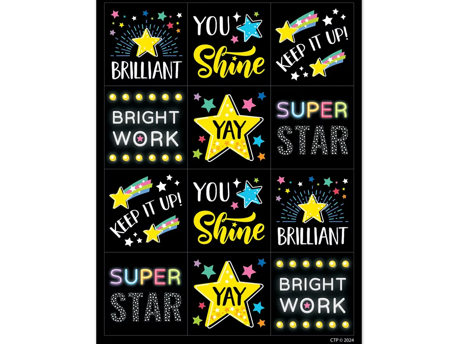 Star Bright Stickers