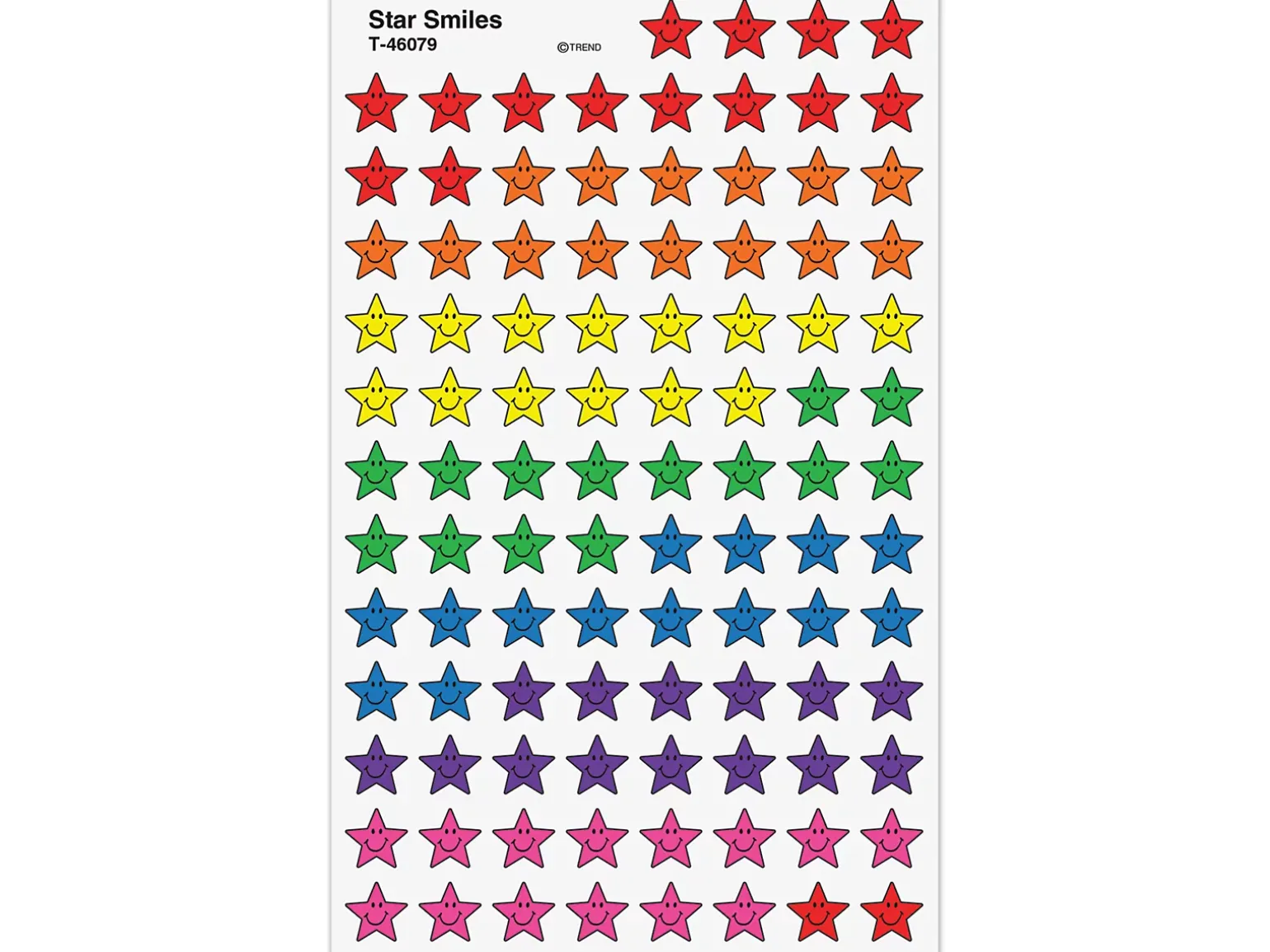 Star Smile Stickers - Value Pack