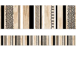 Stripes & Doodles Wood Border
