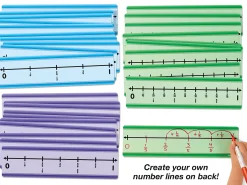 Student Write & Wipe Number Lines - Fractions