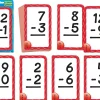 Subtraction 0-12 Pocket Flash Cards