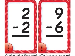 Subtraction 0-12 Pocket Flash Cards