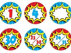 Superhero Calendar Mini Accents