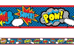 Superhero Word-Burst Border