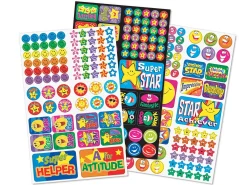 Super Star & Smile Stickers - Variety Pack