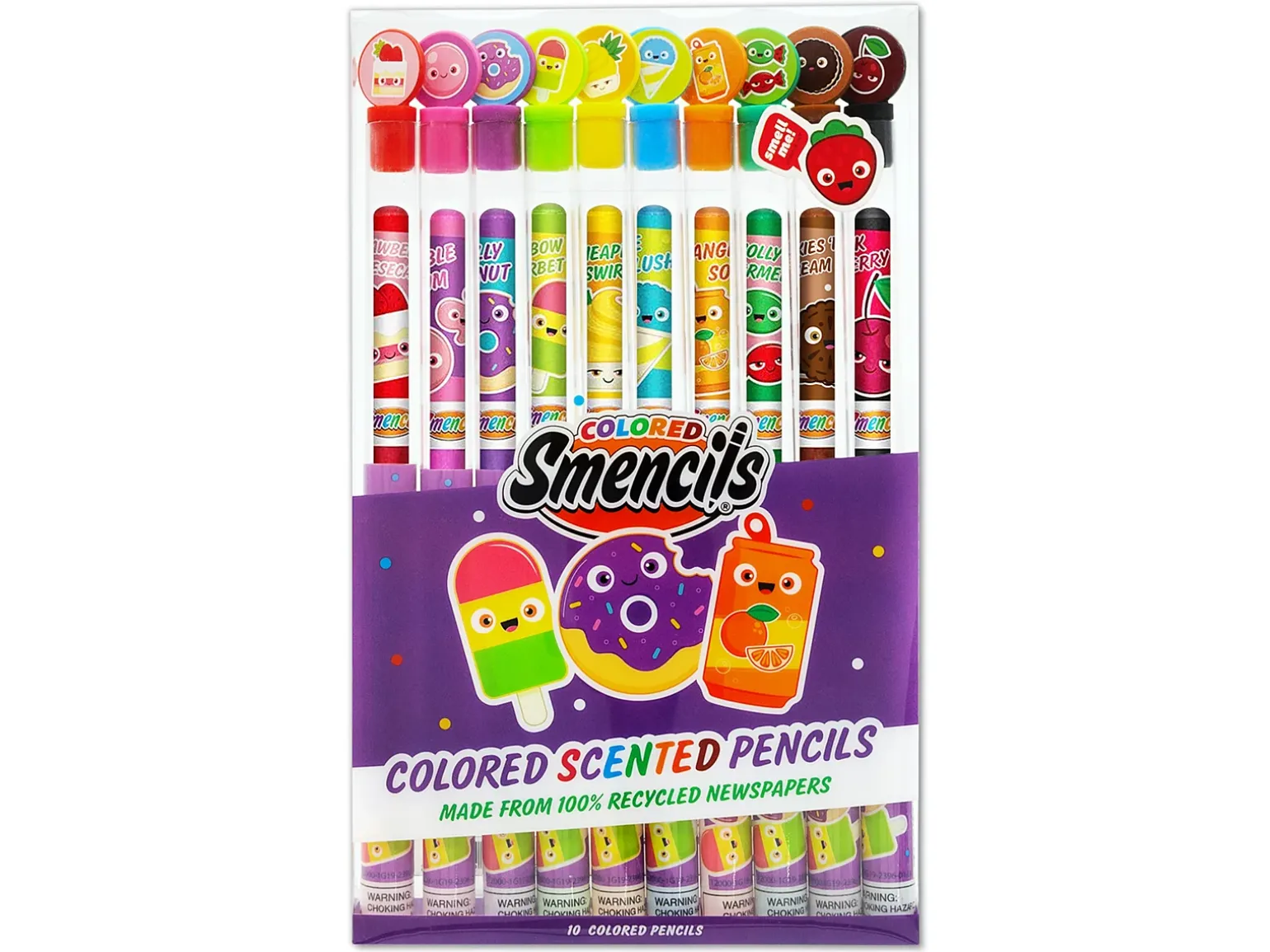 Sweet Treat Scented Colored Pencils - Set of 10
