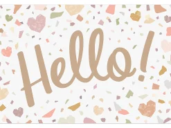 Terrazzo Tones Hello Postcards