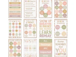 Terrazzo Tones Motivational Small Poster Pack